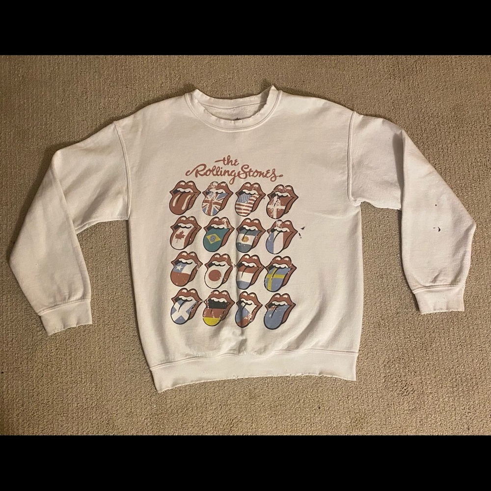 Rolling Stones urban outfitters crewneck